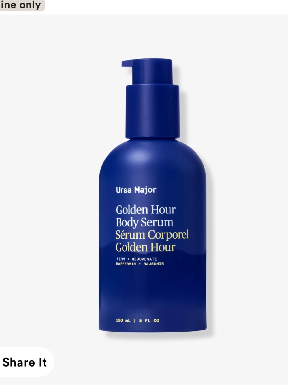 Golden Hour Body Serum — Deep Blue